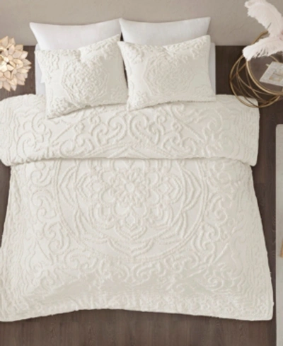 Madison Park Laetitia Medallion 3-pc. Comforter Set, Full/queen In Ivory