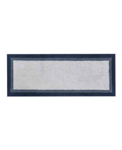 Madison Park Amherst Bath Rug, 24" X 60" In Navy