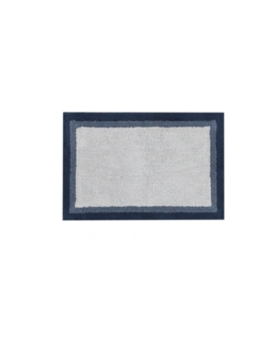 Madison Park Amherst Bath Rug, 20" X 30" In Navy