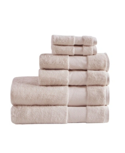 Madison Park Turkish Cotton 6-pc. Bath Towel Set Bedding In Blush