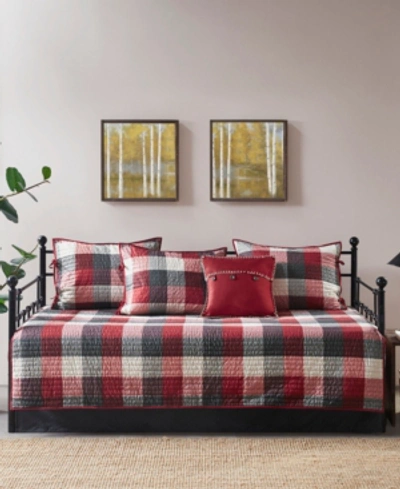 Madison Park Ridge Reversible 6-pc. Daybed Cover Set Bedding In Red