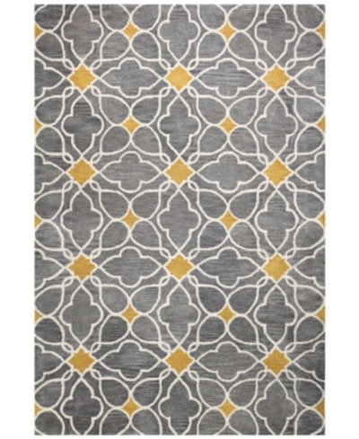 Bb Rugs Alistar Ali-261 7'6" X 9'6" Area Rug In Grey