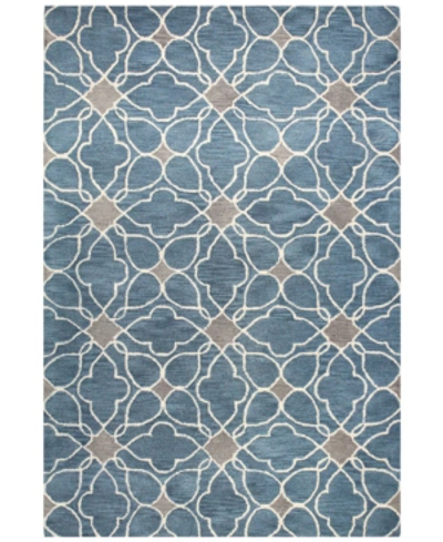 Bb Rugs Closeout!  Alistar Ali-261 5' X 7'6" Area Rug In Azure