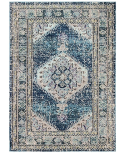 Bb Rugs Closeout! Meza Mez-103 Teal 7'6" X 9'6" Area Rug