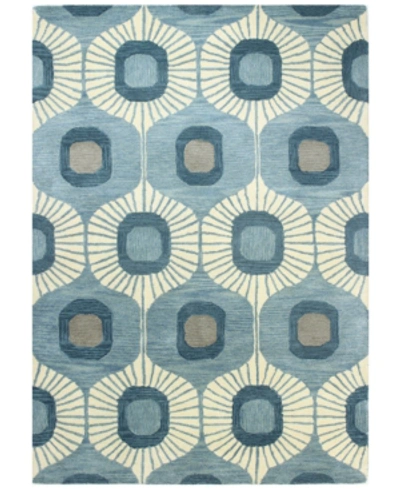 Bb Rugs Alistar Ali-103 3'6" X 5'6" Area Rug In Light Blue