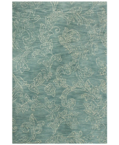 Bb Rugs Veneto Cl142 3'6" X 5'6" Area Rug In Teal