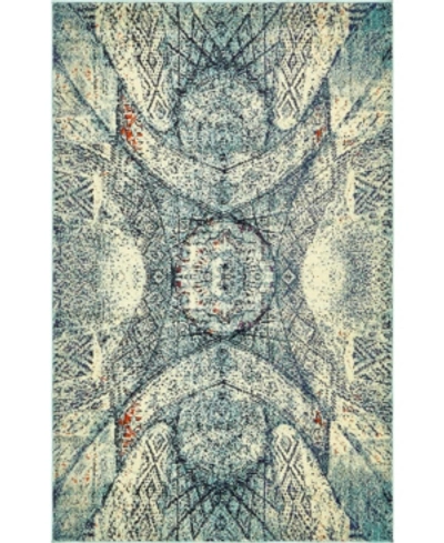 Bridgeport Home Brio Bri4 Blue 5' X 8' Area Rug