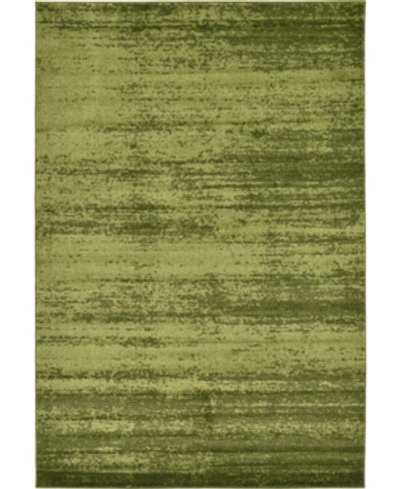 Bridgeport Home Lyon Lyo3 Green 6' X 9' Area Rug