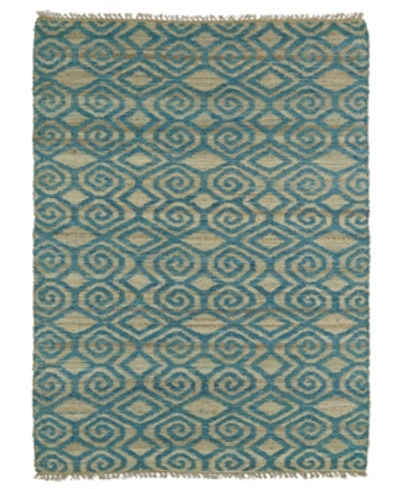Kaleen Home And Porch 2042-22 Navy 3' X 5' Area Rug In Teal