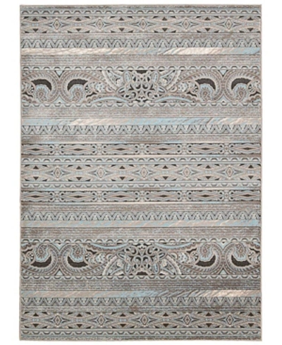 Long Street Looms Fate Fat03 Taupe 3'9" X 5'9" Area Rug In Stone