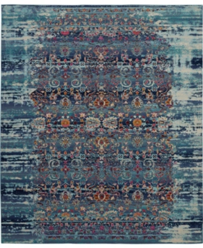 Long Street Looms Era Tabriz Era02 7'10" X 9'10" Area Rug In Blue