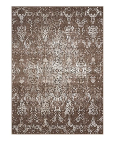 Long Street Looms Fate Fat04 Mocha 3'9" X 5'9" Area Rug