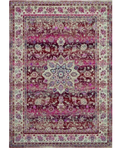 Long Street Looms Era Tabriz Era01 4' X 6' Area Rug In Red