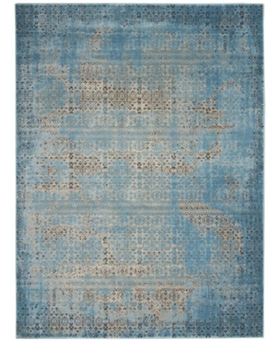 Long Street Looms Fate Fat01 3'9" X 5'9" Area Rug In Blue