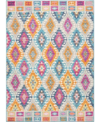 Long Street Looms Zeal Zea02 Multi 3'9" X 5'9" Area Rug In Multicolor