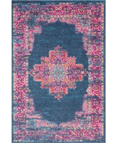 Long Street Looms Zeal Zea03 3'9" X 5'9" Area Rug In Blue