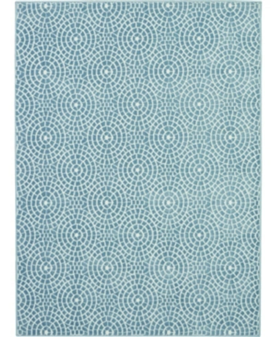 Long Street Looms City Cool Cit04 Mist 4' X 6' Area Rug In Light Blue