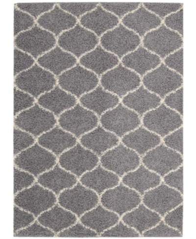 Long Street Looms Castle Cas01 Silver 5' X 7' Area Rug