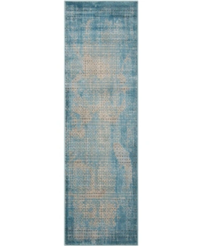 Long Street Looms Fate Fat01 2'2" X 7'6" Runner Rug In Blue