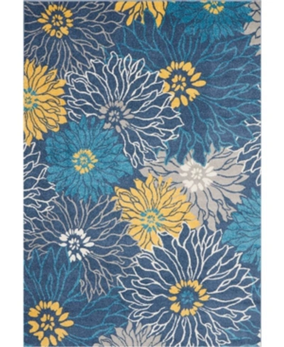 Long Street Looms Zeal Zea17 6'7" X 9'6" Area Rug In Blue