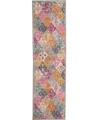 Long Street Looms Zeal Zea21 Multi 2'2" X 7'6" Runner Rug In Multicolor