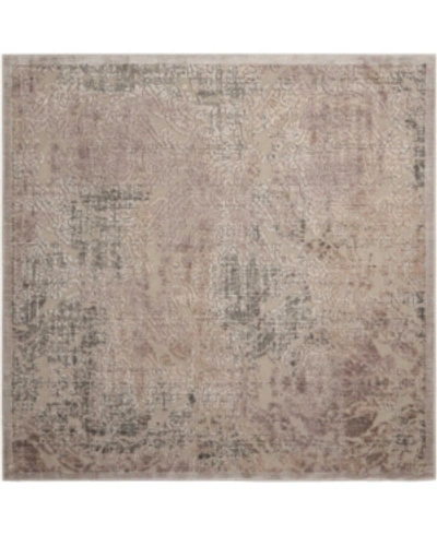 Long Street Looms Closeout!  Chimeras Chi09 Gray 6'7" X 6'7" Square Area Rug
