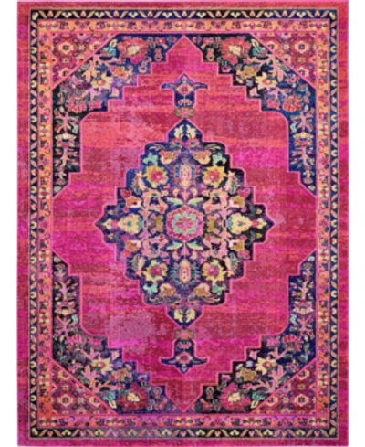 Long Street Looms Slater Sla01 Pink 8'9" X 11'9" Area Rug In Pink/flame