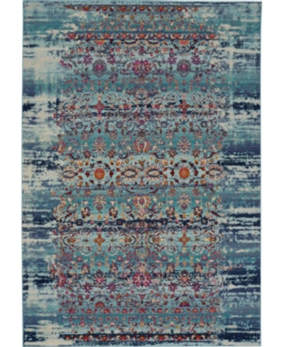 Long Street Looms Era Tabriz Era02 4' X 6' Area Rug In Blue