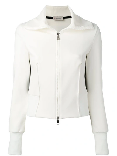 Moncler Poli Stretch Zipped Cardigan - Neutrals