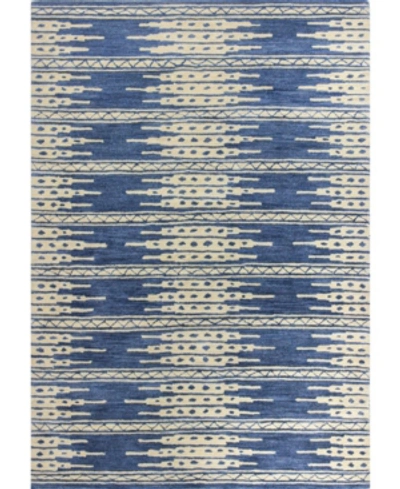 Bb Rugs Alistar S185 5' X 7'6" Area Rug In Azure