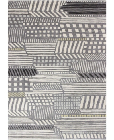 Bb Rugs Alistar S185 5' X 7'6" Area Rug In Gray