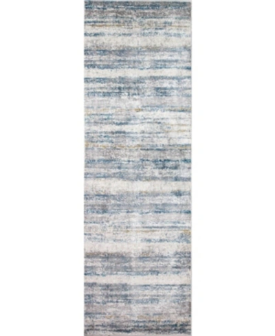 Bb Rugs Bayside Tem-01 Ivory, Navy 3'6" X 5'6" Area Rug In Ivory,blue