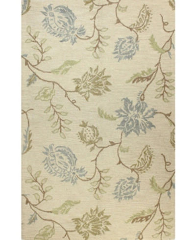 Bb Rugs Taron Val-02 Ivory 5' X 7'6" Area Rug