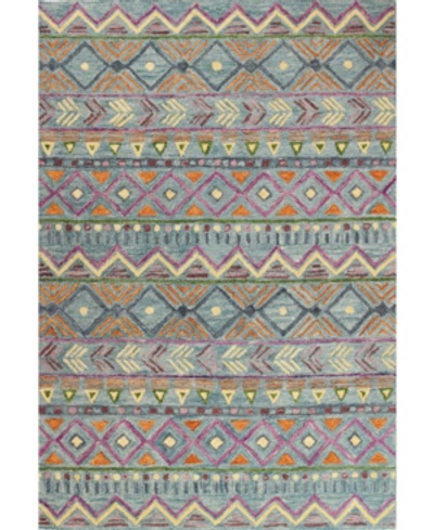 Bb Rugs Taron Val-07 Teal 5' X 7'6" Area Rug