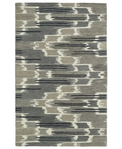 Kaleen Global Inspirations Glb02-75 Gray 2' X 3' Area Rug In Grey