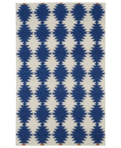 Kaleen Nomad Nom02-22 Navy 8' X 10' Area Rug In Blue