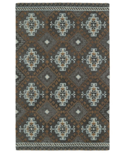 Kaleen Global Inspirations Glb07-75 Gray 8' X 10' Area Rug In Grey