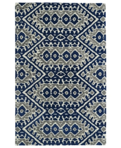 Kaleen Global Inspirations Glb01-17 Blue 8' X 10' Area Rug