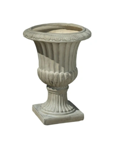 Noble House Italian Urn Planter In Green