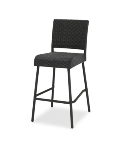 Noble House Samira Outdoor Barstools, Set Of 2 In Brown