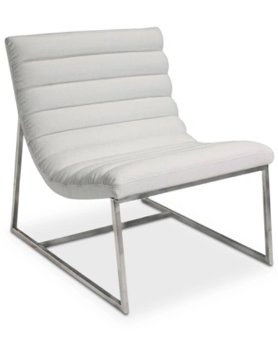 Noble House Taher 27" Sofa Chair In White