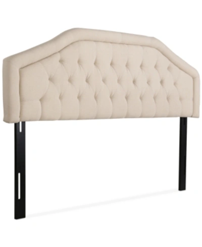 Noble House Graysen Adjustable King/california King Headboard In Beige