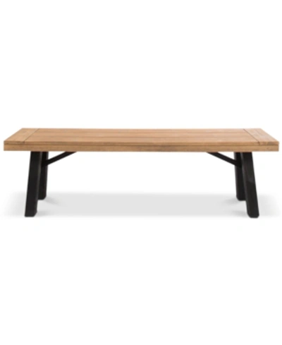 Noble House Avalon Dining Bench In Grey
