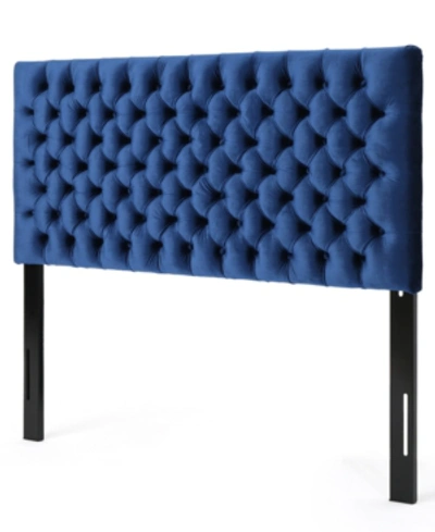 Noble House Jezebel Headboard In Navy Blue