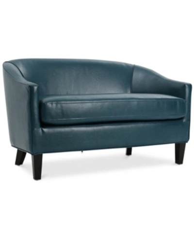Noble House Healen 57" Loveseat In Teal
