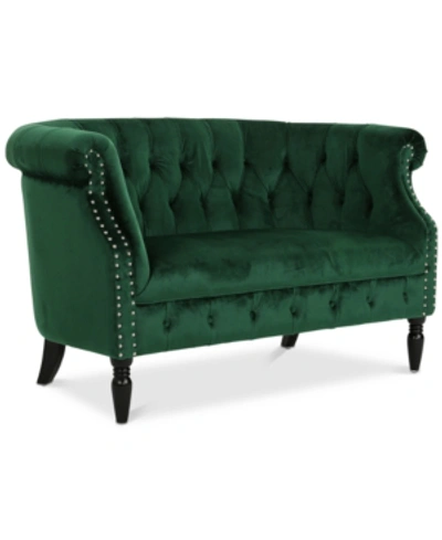 Noble House Murlene 52" Loveseat In Emerald