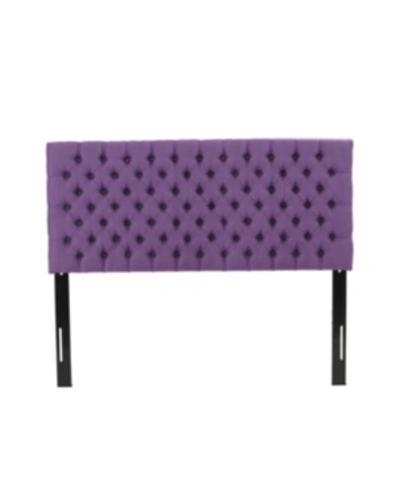 Noble House Jezebel Queen/full Headboard In Purple