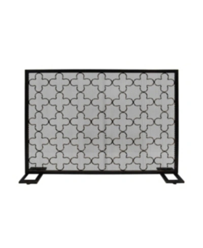 Noble House Alleghany Fireplace Screen In Gold