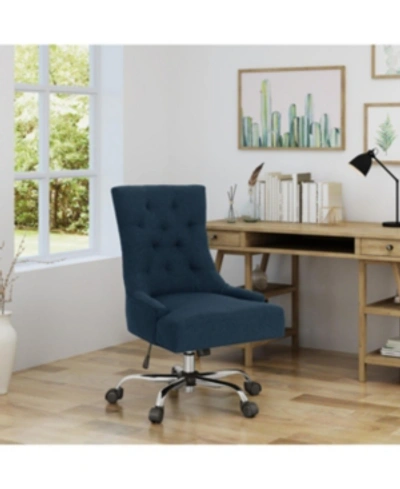 Noble House Americo Office Chair In Navy