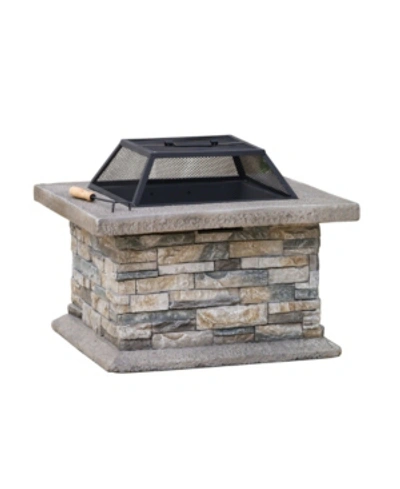 Noble House Alexandra Outdoor Fire Pit In Multi